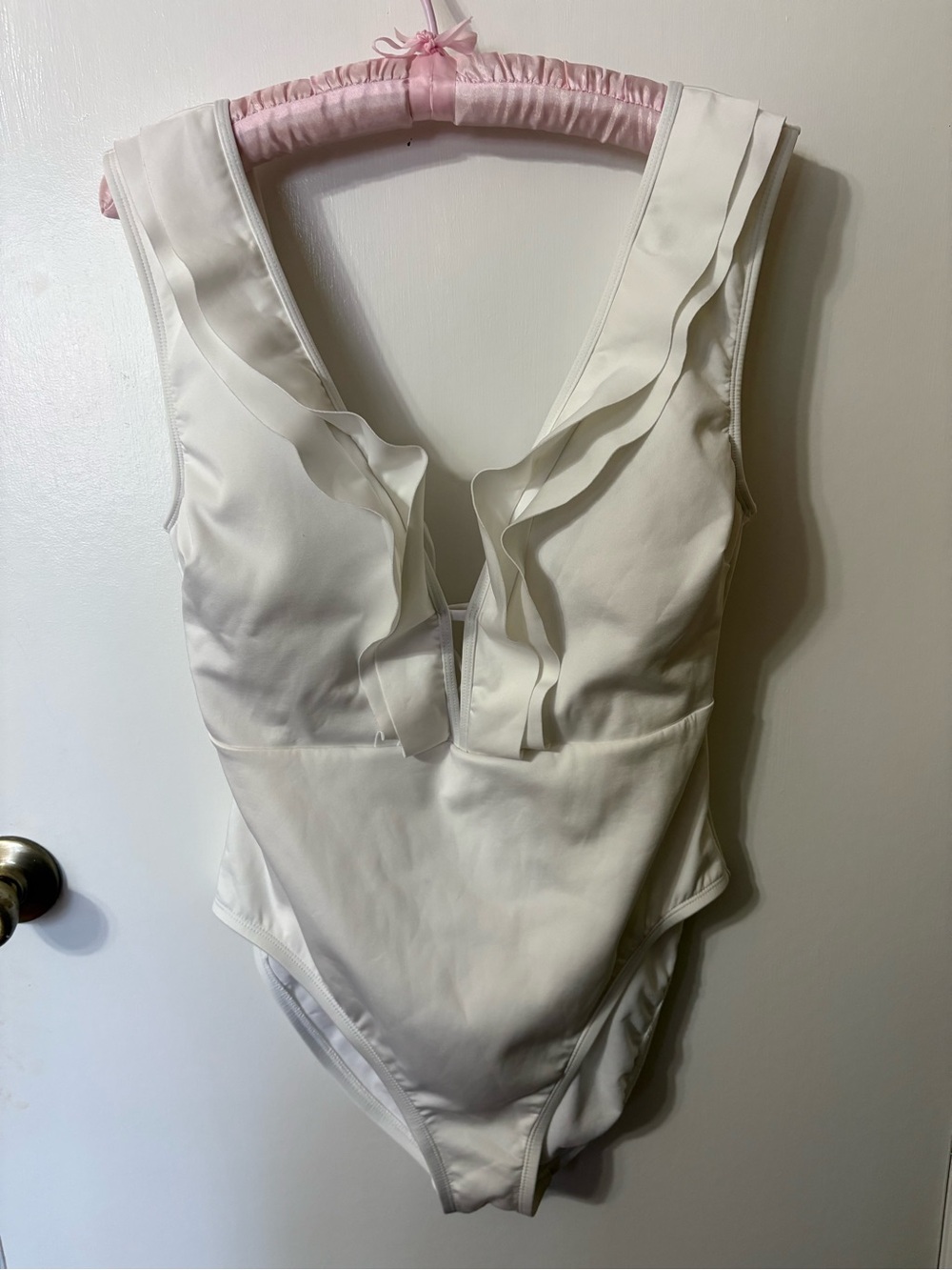 Kenneth Cole white swimsuit